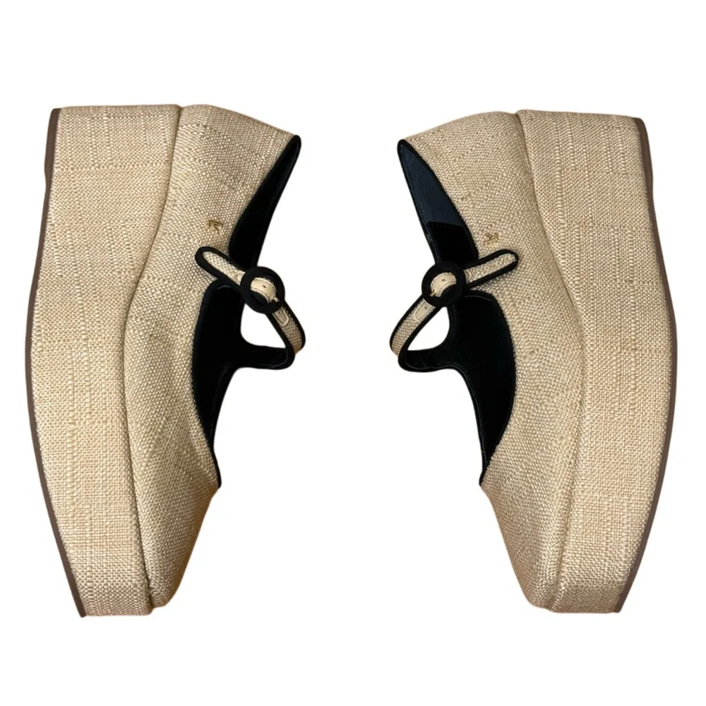 Larroudé Blair Flatform Mary Jane Shoes NWOT
